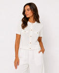 The White Knit Tee
