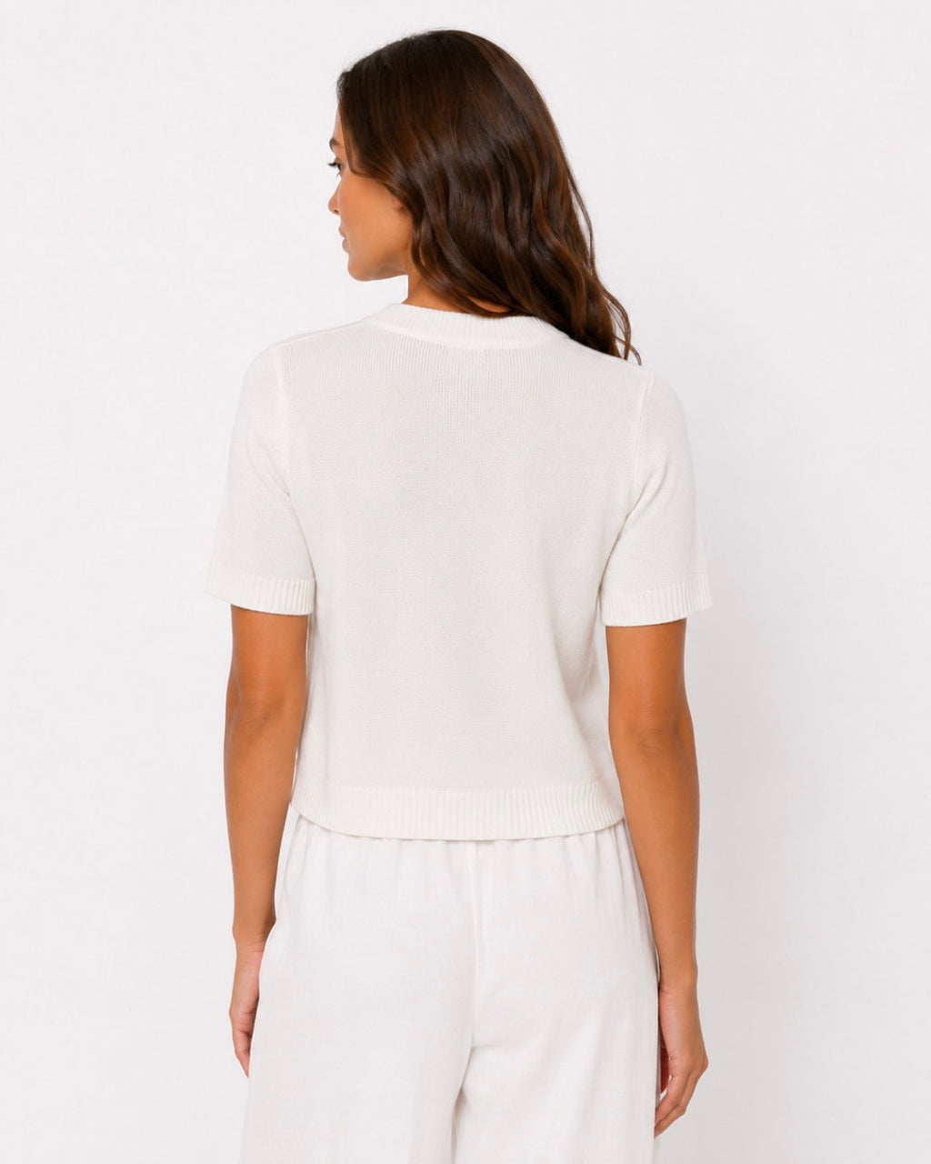The White Knit Tee
