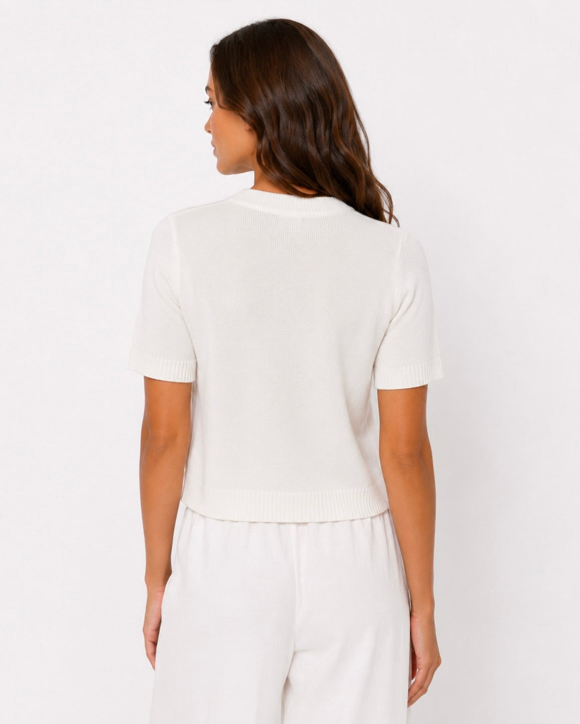 The White Knit Tee