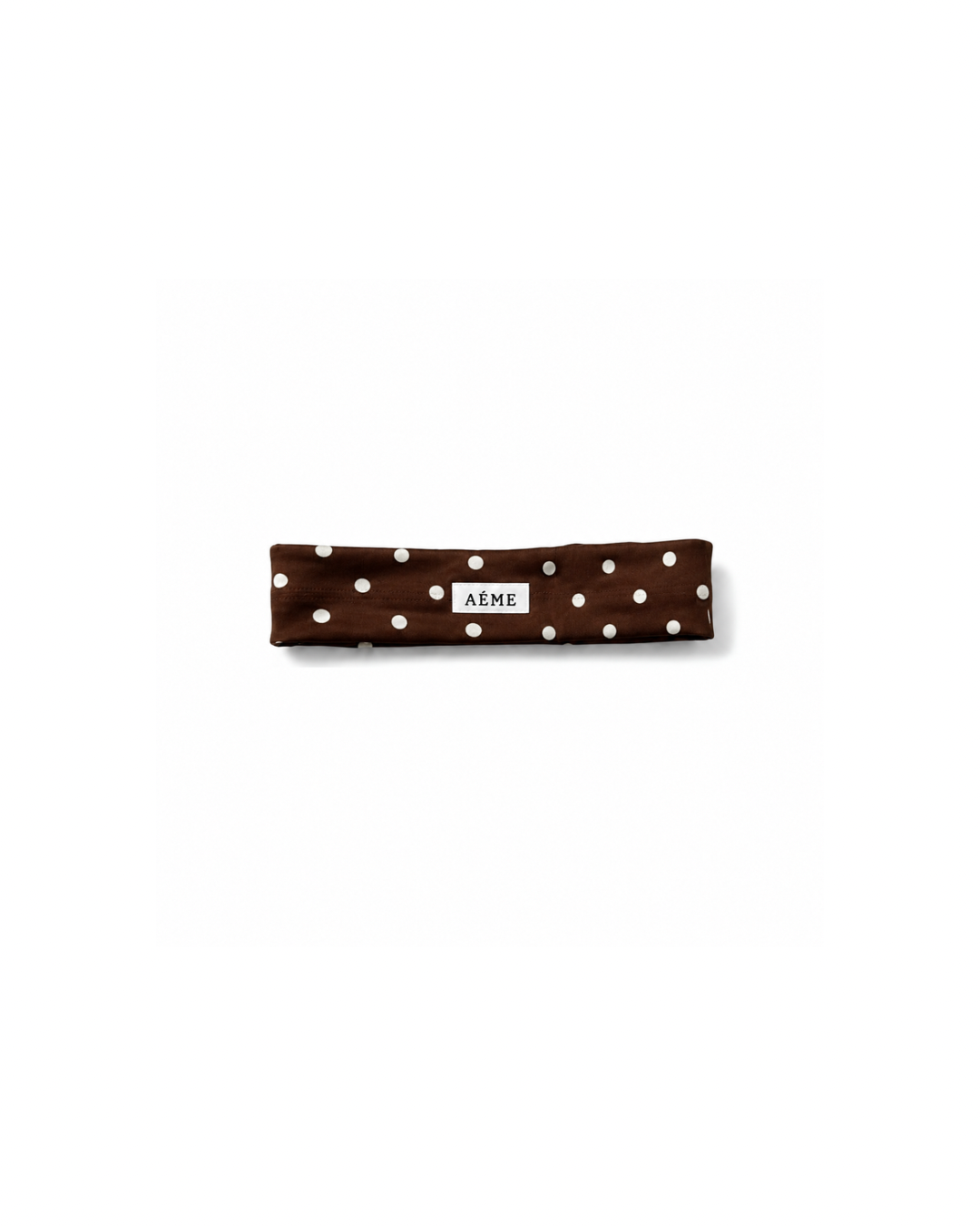 The Polka Dot Headband Brown
