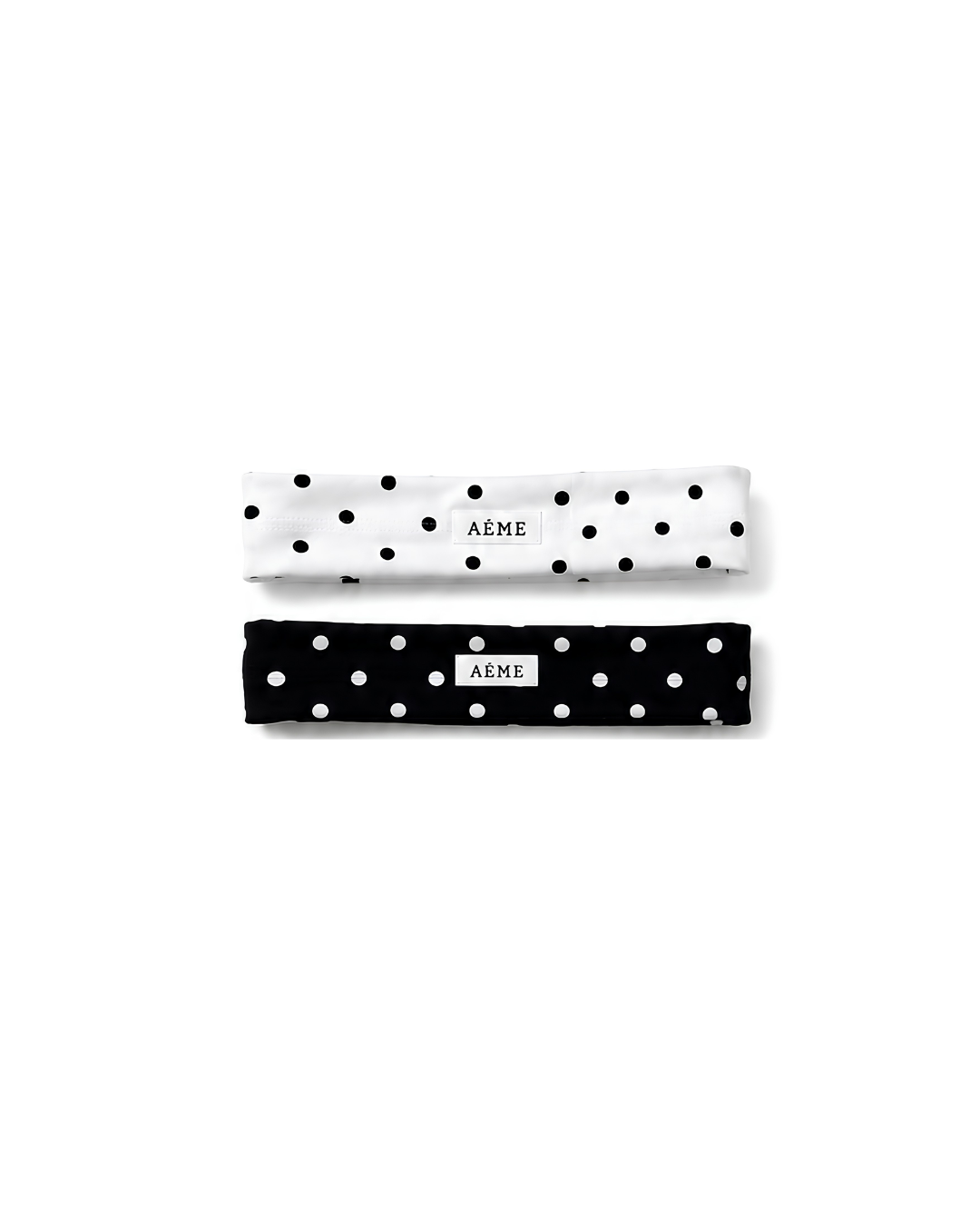 The Polka Dot Headband White