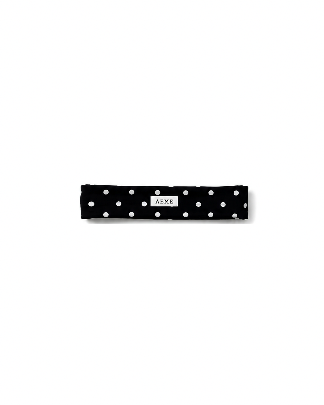 The Polka Dot Headband Black